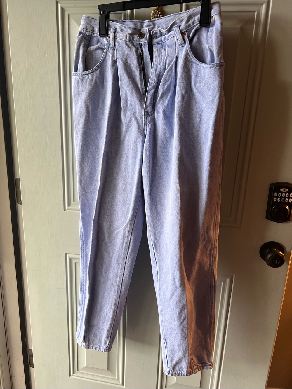 Gitano Lavender Cotton Jeans with Orange Care Tag